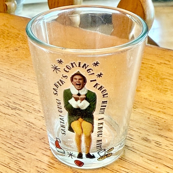 Buddy from ELF Movie Set of 4 1.5 ounce Shot Glasses Brand NEW!! - Picture 2 of 6